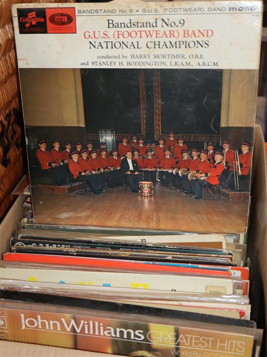 A large box of collectable classical LPs on the Columbia/Decca labels etc